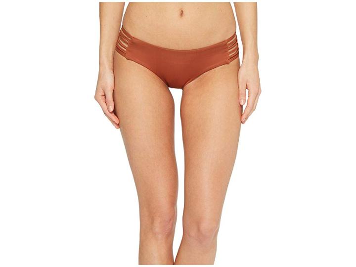 Vitamin A Swimwear Jaydah Braid Bottom Full (rum Ecolux) Women's Swimwear