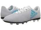Adidas Kids X 17.4 Fxg J Soccer (little Kid/big Kid) (footwear White/energy Blue/clear Grey) Kids Shoes