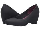 Crocs Lina Wedge (black) Women's Wedge Shoes