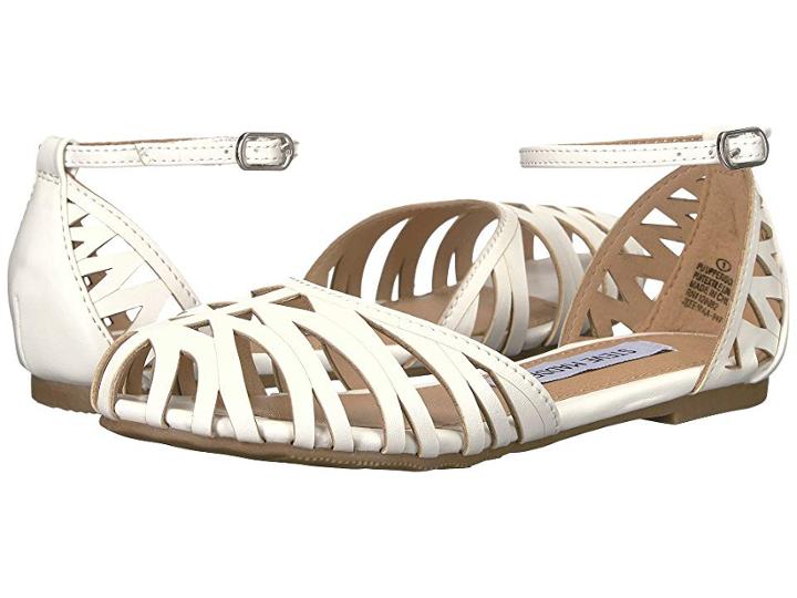 Steve Madden Kids Jxeeniaa (little Kid/big Kid) (white) Girl's Shoes