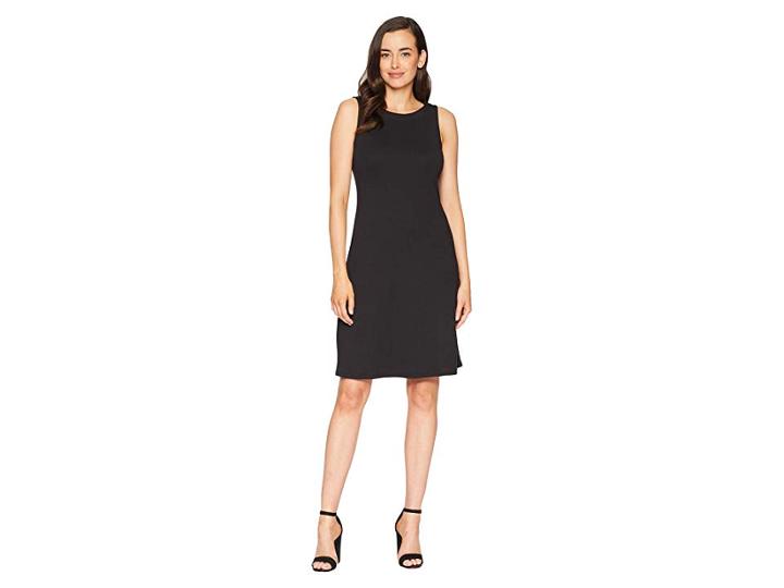 Tommy Bahama Drapey Ponte Sheath Dress (black) Women's Dress