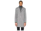 Eleventy Chevron Lasercut Top Coat (grey) Men's Coat