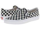 Vans Classic Slip-on ((golden Coast) Dress Blues/white Checker) Skate Shoes