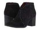 Frye Nora Stud Zip Short (black Soft Oiled Suede) Women's Boots