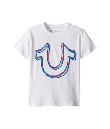 True Religion Kids Horseshoe Tee (toddler/little Kids) (white) Boy's T Shirt