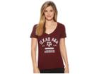 Champion College Texas Am Aggies University V-neck Tee (maroon) Women's T Shirt