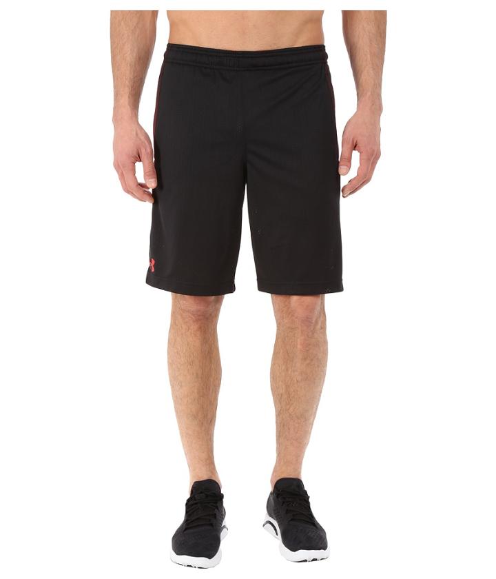 Under Armour Ua Techtm Mesh Shorts (black/red) Men's Shorts