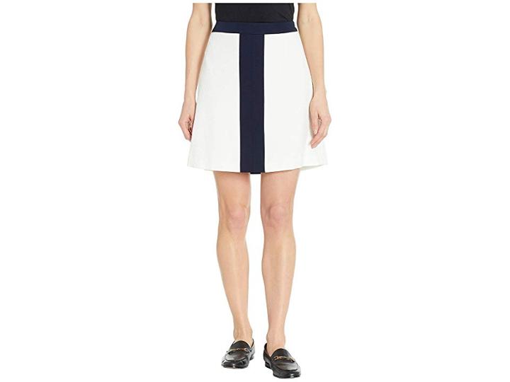 Tommy Hilfiger Ivory Calvary Twill Skirt (ivory/midnight) Women's Skirt