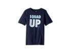 Nike Kids Nsw Squad Up T-shirt (little Kids/big Kids) (obsidian) Boy's T Shirt