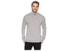 Polo Ralph Lauren Washable Cashmere 1/2 Zip Sweater (school Uniform Grey Heather) Men's Sweater