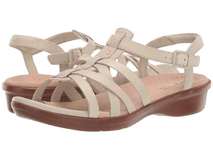 Clarks Loomis Katey (ivory Leather) Women's Sandals