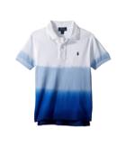 Polo Ralph Lauren Kids Dip-dyed Cotton Mesh Polo (little Kids/big Kids) (cruise Navy Multi) Boy's Clothing