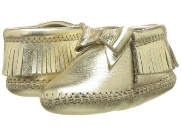Minnetonka Kids Rosie Bootie (infant/toddler) (gold) Girls Shoes