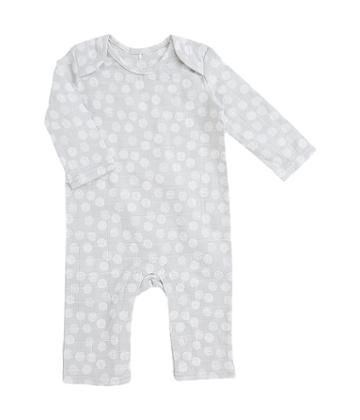 Aden + Anais Long Sleeve Coverall (infant) (moon Dot) Kid's Overalls One Piece
