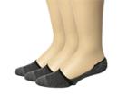 Sperry Solid 1/2 Cushion Mid Vamp Liner 3-pair Pack (black) Men's Crew Cut Socks Shoes