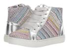 Steve Madden Kids Jrainey (little Kid/big Kid) (silver) Girls Shoes