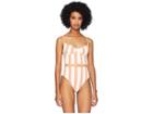 Onia Weworewhat X Onia Danielle One-piece (nude Bold Stripes) Women's Swimsuits One Piece