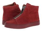 Frye Lena Zip High (red Clay Suede) Women's Lace Up Casual Shoes