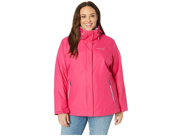 Columbia Plus Size Bugabootm Ii Fleece Interchange Jacket (cactus Pink/astral) Women's Coat