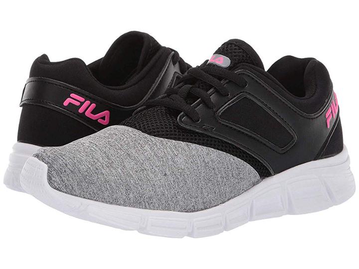 Fila O-ray Running (monument Heather/black/knockout Pink) Women's Shoes