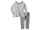 Splendid Littles Cut Out Neckline T-shirt Set (infant) (wild Orchid) Girl's Active Sets