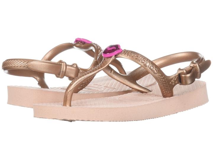 Havaianas Kids Freedom Sandals (toddler/little Kid/big Kid) (ballet Rose) Girls Shoes