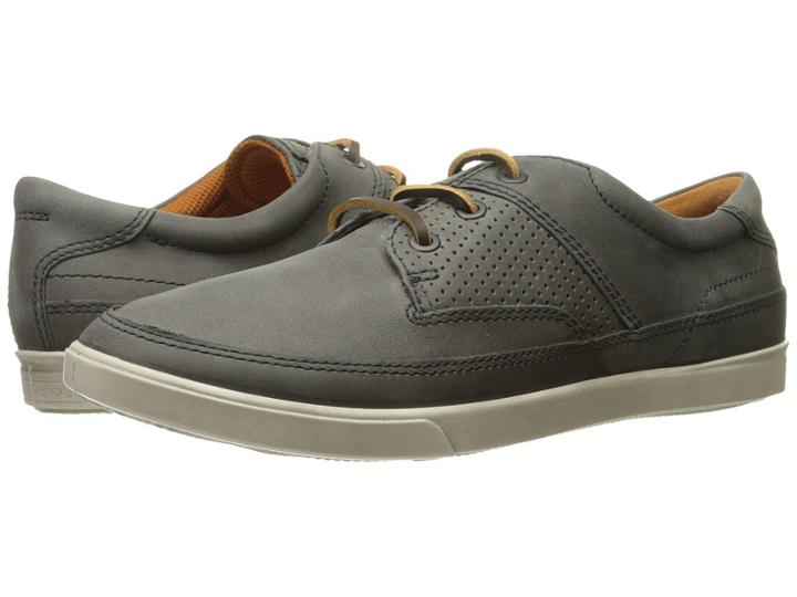 Ecco Collin Nautical Perf (titanium) Men's  Shoes