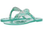Jack Rogers Striped Georgica Jelly (seafoam) Women's Shoes