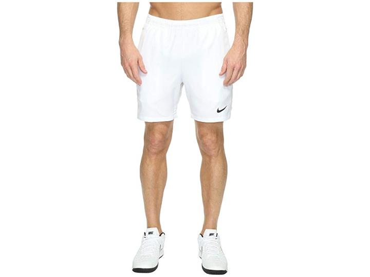 Nike Court Dry 7 Tennis Short (white/black/black) Men's Shorts