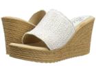 Sbicca Mary (white) Women's Wedge Shoes