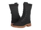 Timberland Jayne Warm Gaiter Boot (black Nubuck) Women's Lace-up Boots