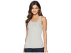 Juicy Couture Juicy Gothic Crystals Jersey Rib Tank (heather Cozy) Women's Sleeveless