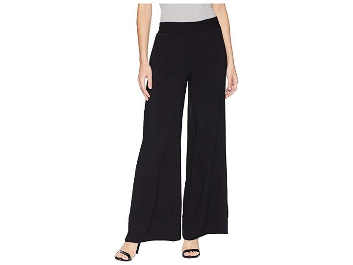 Kenneth Cole New York Wide Leg Pull-on Trousers (black) Women's Casual Pants