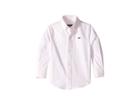 Vineyard Vines Kids Fine Line Oxford Whale Shirt (toddler/little Kids/big Kids) (flamingo) Boy's Clothing