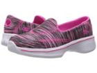 Skechers Kids Go Walk 4 81135l (little Kid/big Kid) (black/hot Pink) Girl's Shoes