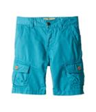 Lucky Brand Kids Heritage Cargo Shorts In Twill (toddler) (parka Blue) Boy's Shorts