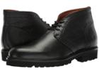 Frye Edwin Chukka (black Tumbled Pull Up/soft Vintage Leather) Men's Dress Lace-up Boots