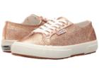 Superga 2750 Qatarmetalw (rose Gold) Women's Lace Up Casual Shoes