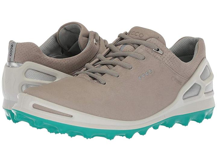 Ecco Golf Cage Pro Gtx (wild Dove/porcelain Green) Women's Golf Shoes