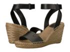 Tory Burch Bima 2 90mm Wedge Espadrille (perfect Black) Women's Shoes