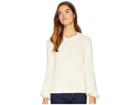 Bb Dakota Fly Me To The Moon Balloon Sleeve Sweater (cream) Women's Sweater