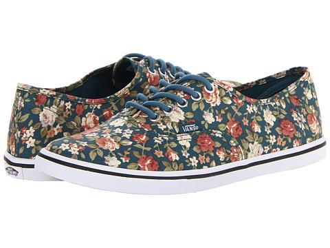 Vans Authentic Lo Pro ((floral) Hydro) Skate Shoes