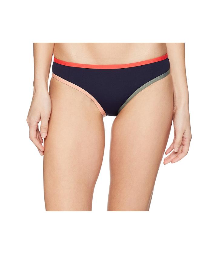 Tavik Jayden Full Swim Bottom Color Blocked (evening Blue/hibiscus) Women's Swimwear
