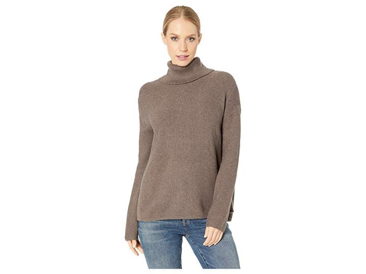 Bcbgmaxazria Minerva Overlap Front Pullover (spanish Moss) Women's Long Sleeve Pullover