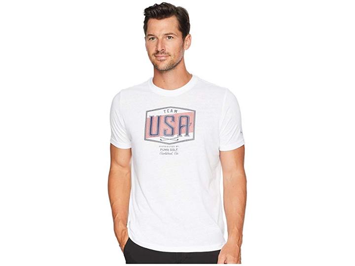 Puma Golf The 42nd Tee (bright White) Men's T Shirt