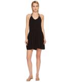 Kate Spade New York Isla Vista #74 Flare Romper Cover-up (black) Women's Swimsuits One Piece