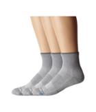Drymax Sport Lite Hiking Quarter Crew 3-pair Pack (grey) Quarter Length Socks Shoes
