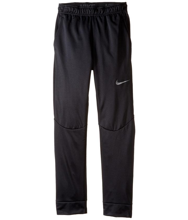 Nike Kids Therma Tapered Pants (little Kids/big Kids) (black/dark Steel Grey) Boy's Casual Pants