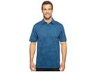 Under Armour Golf Threadborne Camo Polo (blackout Navy/blackout Navy/steel) Men's Clothing