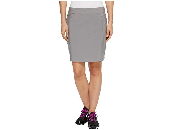 Adidas Golf Ultimate Adistar Skort (grey Three) Women's Skort